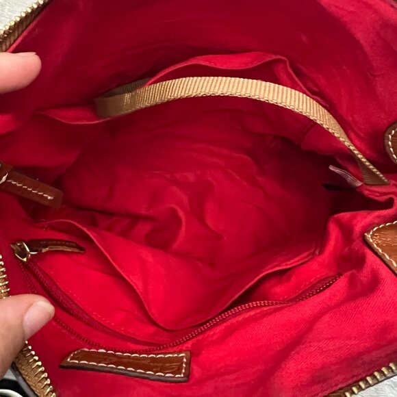 Dooney and Bourke Pebble Grain Tassel Shoulder Bag - Picture 6 of 7